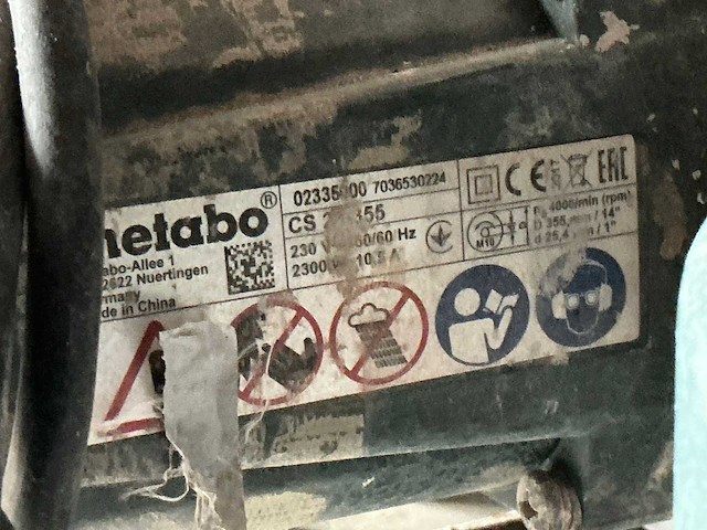 Metabo afkortzaag - afbeelding 3 van  4