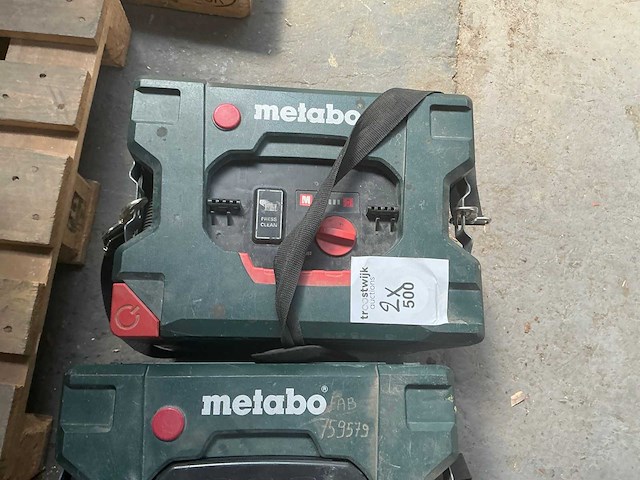 Metabo as18 lpc accu stofzuiger (2x) - afbeelding 5 van  5