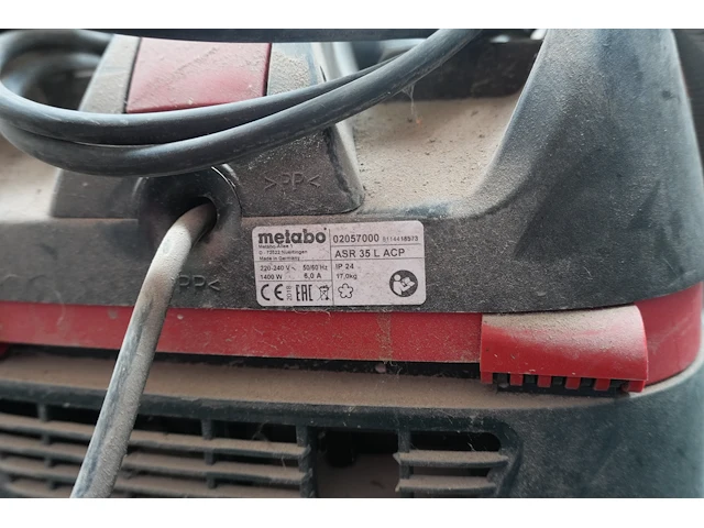 Metabo asr 35 l acp bouwstofzuiger klasse l - afbeelding 5 van  6