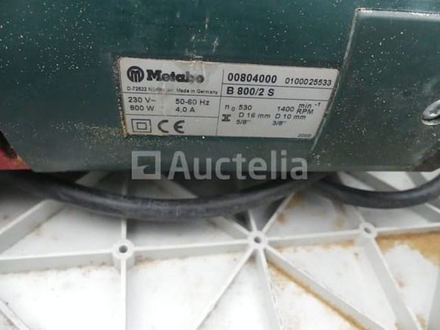 Metabo b 800/2s drill - afbeelding 4 van  7