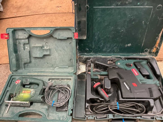 Metabo bhe 20 compact + ste 80 quick boormachine + wipzaagmachiene - afbeelding 1 van  3