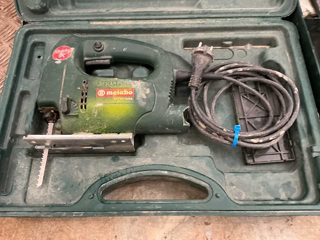 Metabo bhe 20 compact + ste 80 quick boormachine + wipzaagmachiene - afbeelding 3 van  3