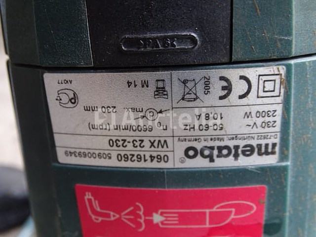 Metabo big grinder + schijven - afbeelding 3 van  7