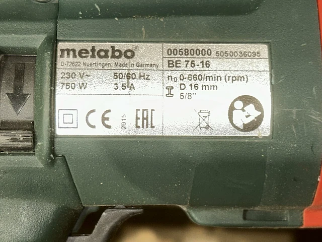 Metabo boormachine - afbeelding 2 van  2