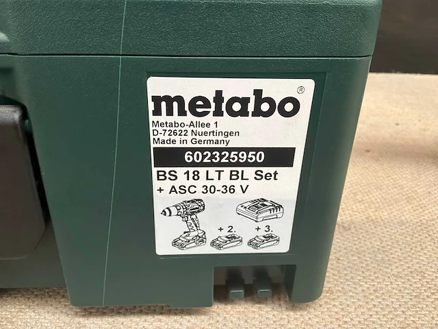 Metabo bs 18 lt bl accu schroefmachine - afbeelding 5 van  5