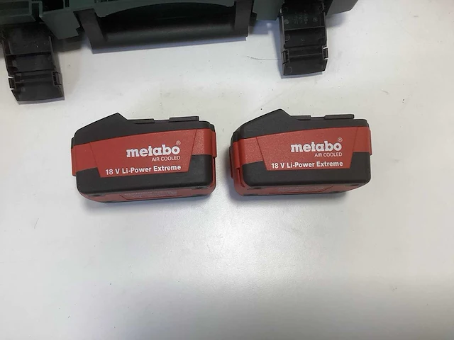 Metabo bs 18 ltx boor-/schroefmachine met koffer, 2× 3.0ah accu d-72622 en asc 30 acculader - afbeelding 7 van  10