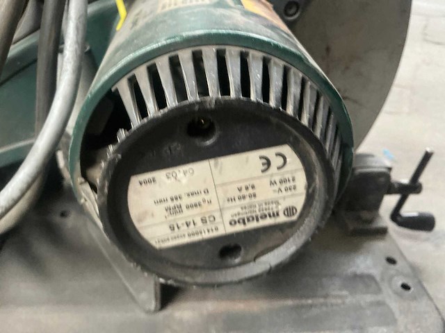 Metabo cs 14-15 afkortcirkelzaagmachine - afbeelding 5 van  5