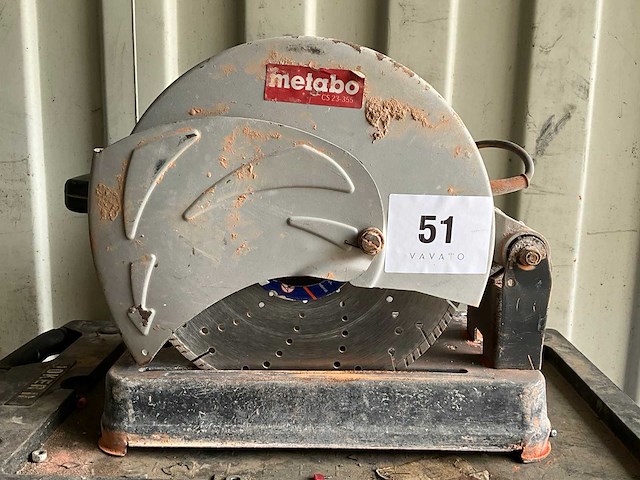 Metabo cs 23-355 afkortzaag - afbeelding 1 van  3
