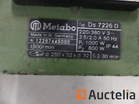 Métabo ds 7226d dubbel afgespannen slijpmachine, black&decker opvouwbare werktafel (ref: 010728-050) - afbeelding 2 van  5