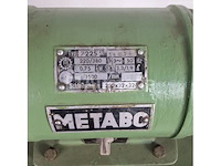 Metabo dubbelle slijpmachine 380v 0.75kw - afbeelding 1 van  8