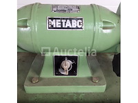 Metabo dubbelle slijpmachine 380v 0.75kw - afbeelding 6 van  8