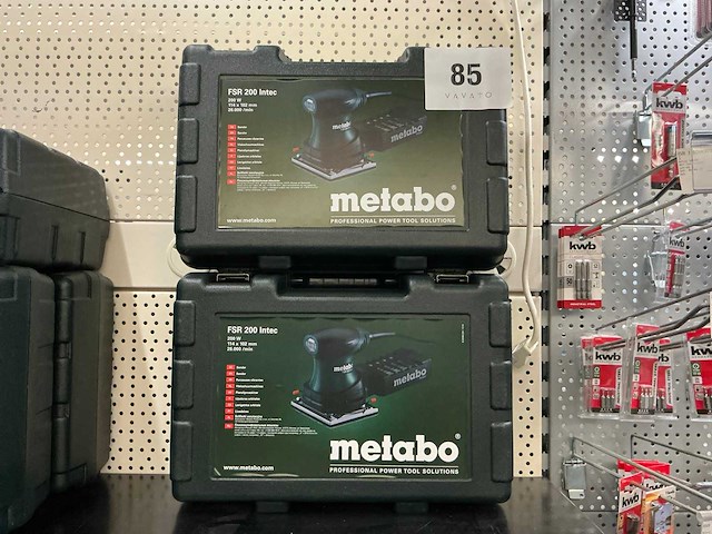 Metabo fsr 200 intec vlakschuurmachine (2x) - afbeelding 1 van  2