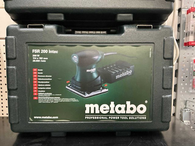 Metabo fsr 200 intec vlakschuurmachine (2x) - afbeelding 2 van  2