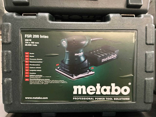 Metabo fsr 200 intec vlakschuurmachine (3x) - afbeelding 2 van  2