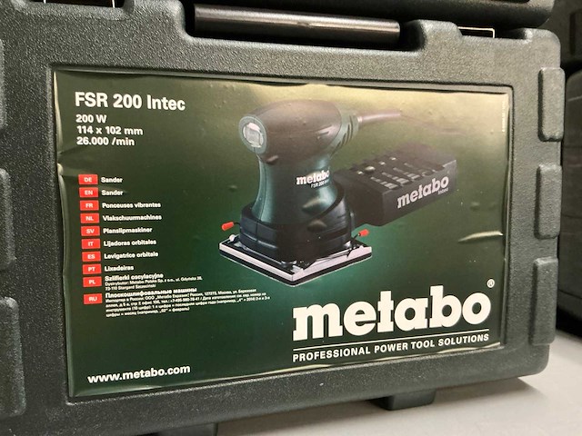 Metabo fsr 200 intec vlakschuurmachine (3x) - afbeelding 3 van  3
