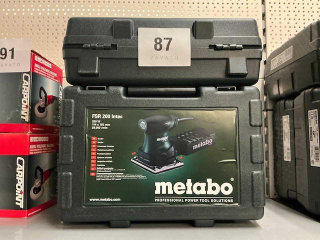 Metabo fsr 200 intec vlakschuurmachine (3x) - afbeelding 1 van  2