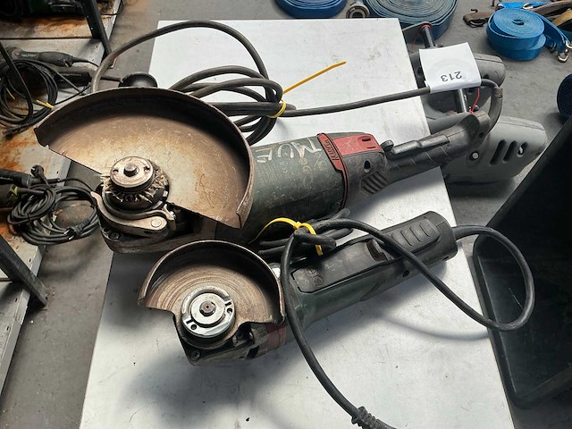 Metabo haakse slijpmachine (2x) - afbeelding 1 van  7