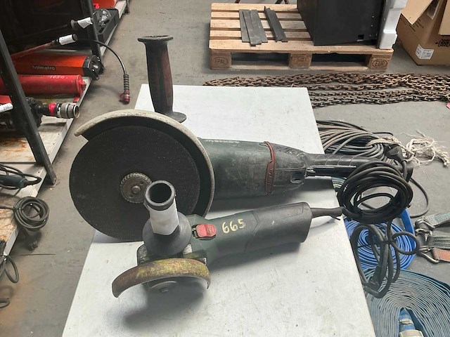 Metabo haakse slijpmachine (2x) - afbeelding 1 van  1