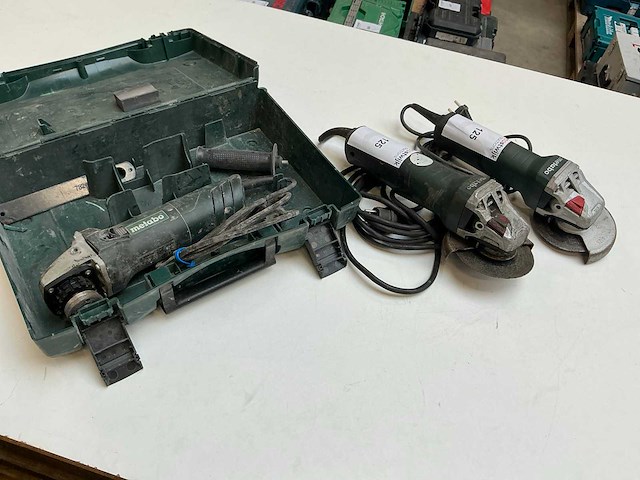 Metabo haakse slijpmachine (3x) - afbeelding 1 van  8