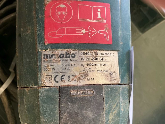 Metabo haakse slijpmachine + boormachine (2x) - afbeelding 2 van  3
