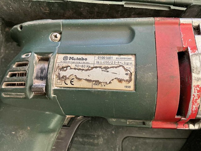 Metabo haakse slijpmachine + boormachine (2x) - afbeelding 3 van  3