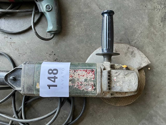 Metabo haakse slijpmachine en metabo klopboormachine type bhe24 - afbeelding 2 van  7
