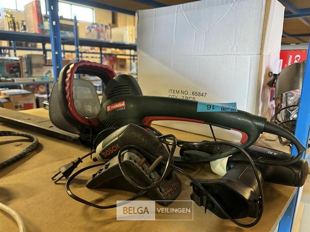 Metabo heggenschaar + 2x schroefmachine - afbeelding 1 van  3