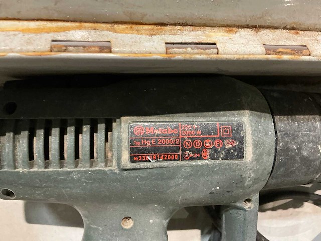 Metabo hg e 2000/2 heteluchtpistool - afbeelding 3 van  3