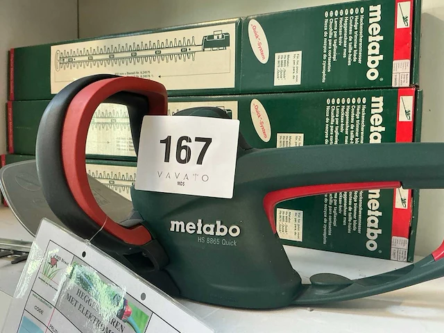 Metabo hs 8865 quick heggenschaar - afbeelding 4 van  4