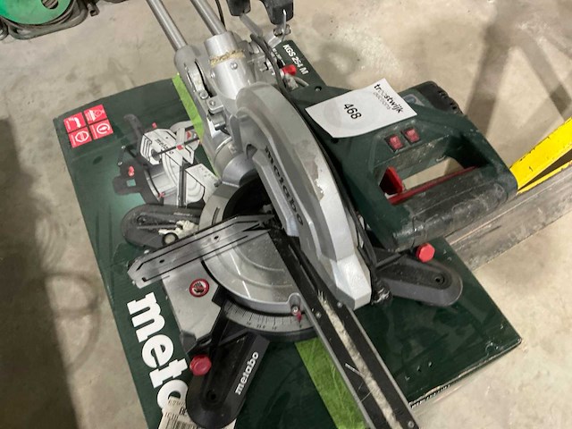 Metabo kgs 254 m radiaalafkortzaagmachine - afbeelding 10 van  10