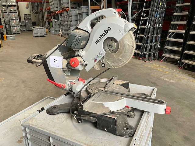 Metabo kgs 254 plus afkortcirkelzaagmachine - afbeelding 2 van  8