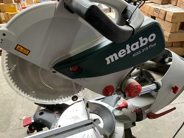 Metabo kgs 315 plus afkortcirkelzaagmachine met onderstel ksu 401 - afbeelding 4 van  10