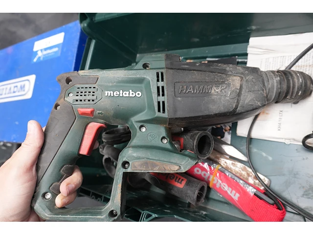 Metabo kha 18 ltx accu-boorhamer met lader en toebehoren - afbeelding 4 van  4