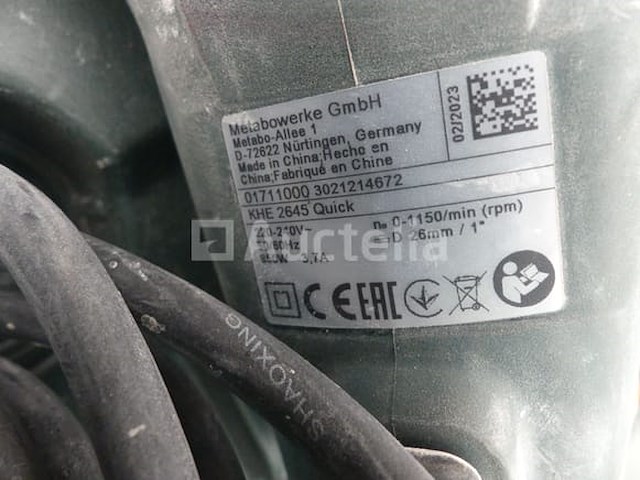 Metabo khe 2645 snelle oefening - afbeelding 4 van  6