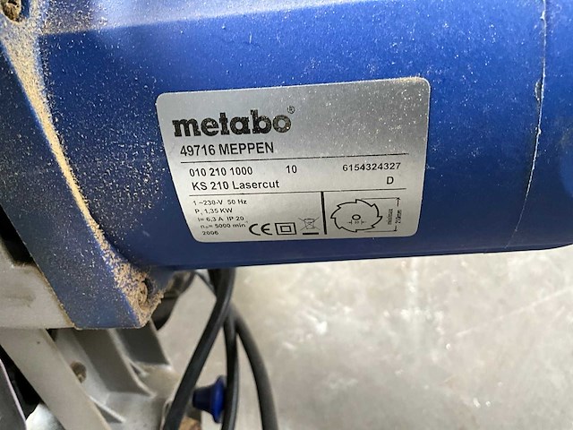 Metabo ks 210 afkortzaag - afbeelding 5 van  5