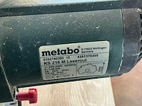 Metabo ks 216m lasercut afkortcirkelzaagmachine - afbeelding 6 van  6