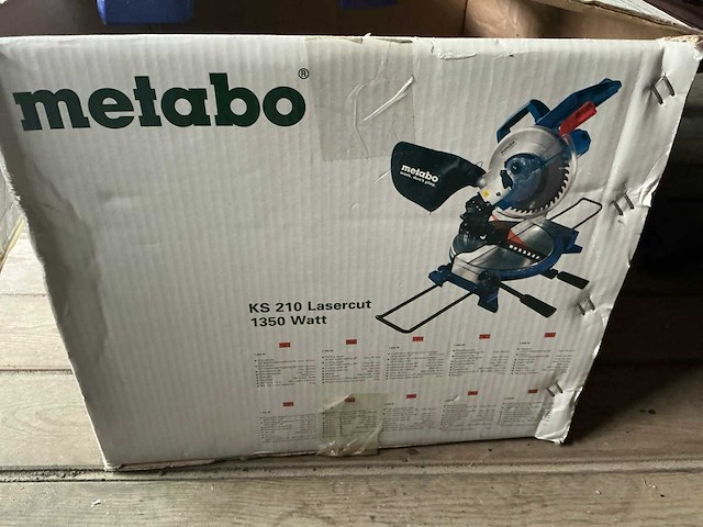 Metabo ks210 afkortzaag - afbeelding 4 van  4