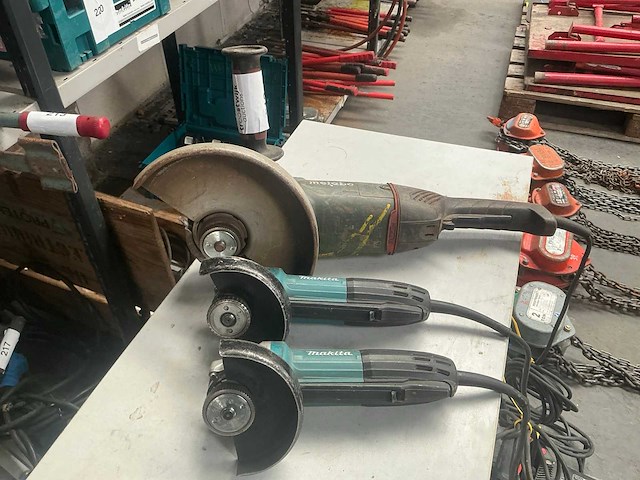 Metabo / makita diverse haakse slijpmachine (3x) - afbeelding 1 van  6