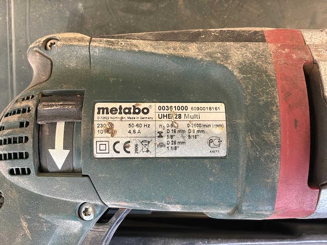 Metabo metabo elektrisch gereedschap (2x) - afbeelding 10 van  15