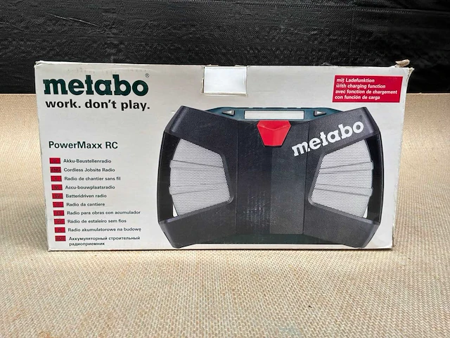 Metabo powermaxx rc accu bouwplaatsradio (2x) - afbeelding 5 van  7