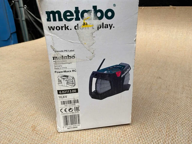 Metabo powermaxx rc accu bouwplaatsradio (2x) - afbeelding 5 van  7