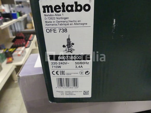Metabo router ofe 738 - afbeelding 2 van  4