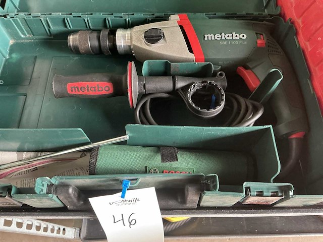 Metabo sbe 1100 plus boormachine - afbeelding 2 van  2