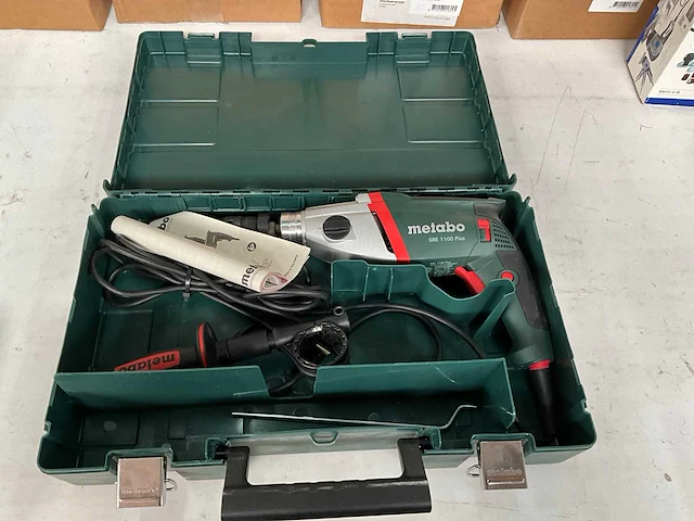 Metabo sbe 1100 plus klopboormachine met koffer - afbeelding 3 van  3