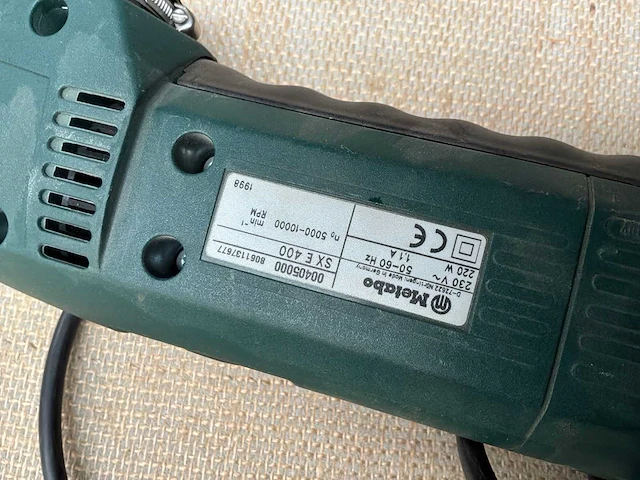 Metabo schuurmachine + tacker - afbeelding 5 van  6