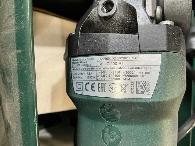 Metabo se 17-200rt satineermachine - afbeelding 5 van  9