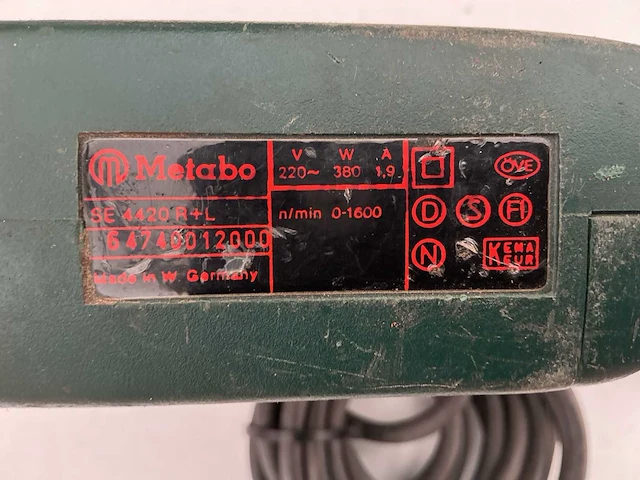 Metabo se 4420 r+l schroefmachine voor gipsplaat - afbeelding 1 van  4