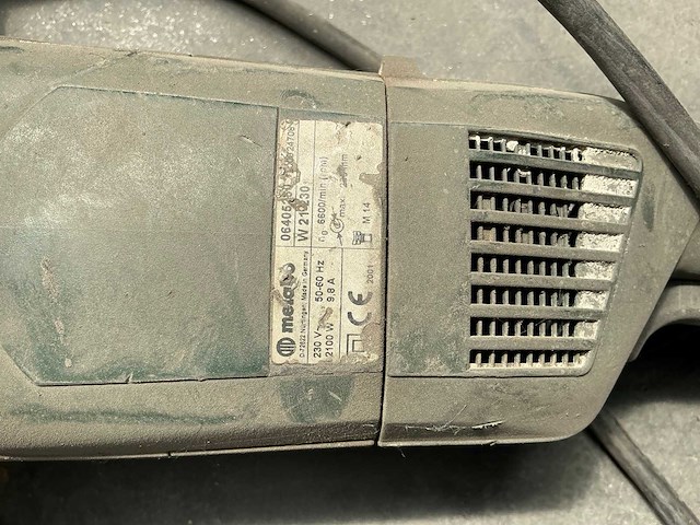 Metabo w21230 haakse slijpmachine - afbeelding 4 van  6
