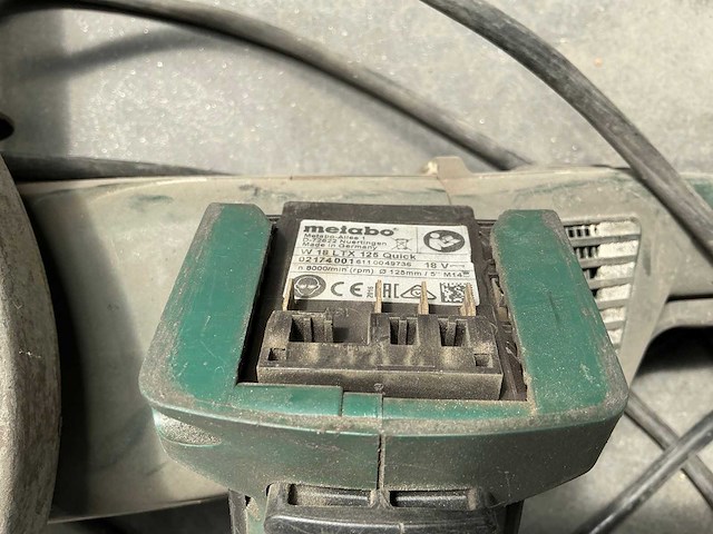 Metabo w21230 haakse slijpmachine - afbeelding 6 van  6