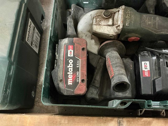 Metabo wb 18 ltx bl125 haakse slijpmachine - afbeelding 2 van  5